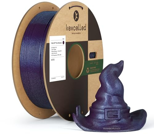 kexcelled Aurora Filamento PLA Viola per Stampante 3D 1,75mm 1kg