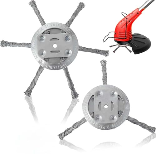 CDDCWZ 2 Pièce Tete Debroussailleuse Universelle, Brosse Debroussailleuse