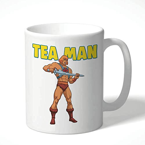 Funny Mug Retro Tea Man (He Man) Parody - 80s Birthday Colleague Friend Tea Coffee CMUG32