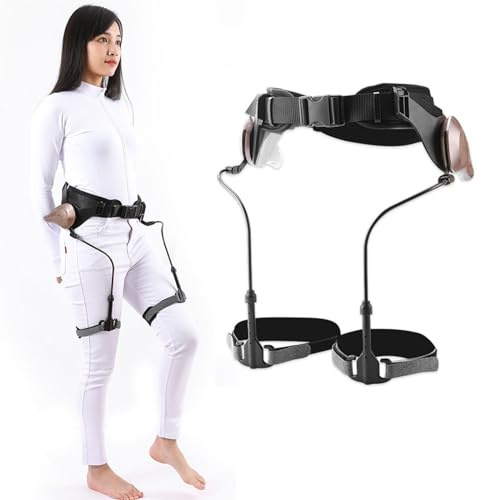 Rusopobe Lower Limbs Assisted Walking Aid - Professional Bionic Body Power Walking Aids - Walking Can Help 50%, Naturally Get Power Without Charging(Black,Universal)