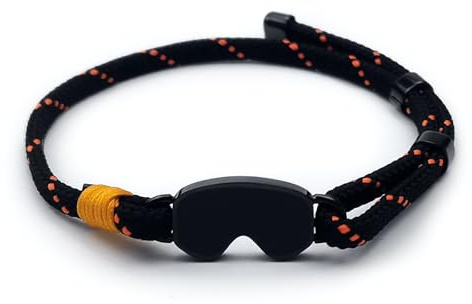 Aloha Bracelet de montagne Ski Snowboard Idée cadeau pour homme et femme réglable en acier