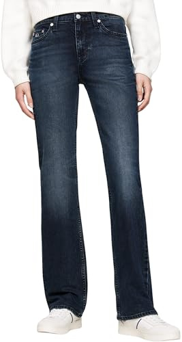Tommy Jeans Jean Femme Maddie Bootcut Fit, Bleu (Denim Dark), 31W/32L