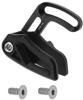 ECSiNG Kettenführung für Downhill-Fahrradkette 46 X 35 X 20 Mm Führung Fahrradkettenschutz Aluminium Geeignet für 26 T Bis 36 T Single Disc E-Type Mountain Road Bikes Schwarz