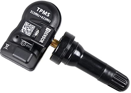 BRIUERG Sensor TPMS de NeumáTicos 433MHz + 315MHZ Sensor Universal 2 en 1 Sensor TPMS de NeumáTicos Programable para de Control de PresióN de NeumáTicos