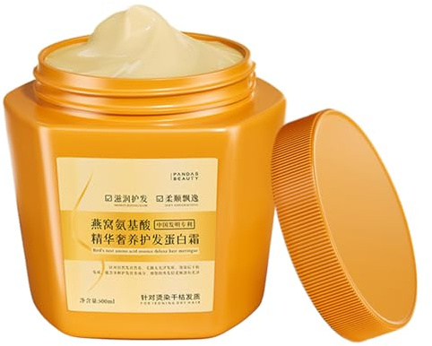 Hair Mask 500 ml, Deep Repair Hair Conditioner, Amino Acid , Luxurious Nourishing Hair Protein Cream for Very Dry Hair, Damaged Hair, All Hair Types Hair Care