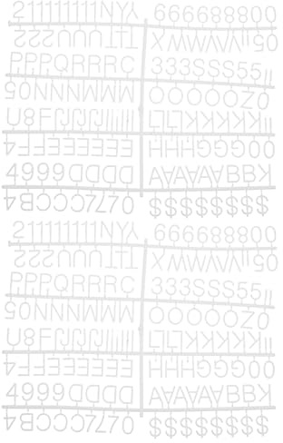 Gatuida Tableau Message Feutre 2 Pièces Lettres Plastique Interchangeables, Facile à Nettoyer, Design Créatif pour Décoration Intérieure et Pièces Décoratives