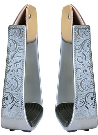 Light Weight Horse Riding Stirrups Overshoe Horses with Rubber Nonslip Foot Mat for Safe Riding Comfort Overshoe Horse with Rubber Nonslip Foot Mat
