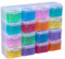 Really Useful Box Organiser 16 x 0.14 Litre Storage Boxes in a Clear Organiser and Assorted Boxes