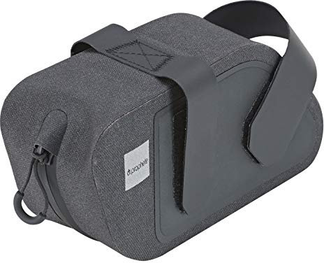 Prophete Fahrradtasche, Satteltasche, wasserdicht, Volumen 0,8 Liter, Farbe schwarz