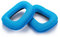 Mesh Fabric Ersatz Ohrpolster für Logitech G930, G430, G432, G332, G35, F450 Kopfhörer Ohrpolster, Headset Ohrpolster, Ohrmuscheln Reparaturteile (blau)