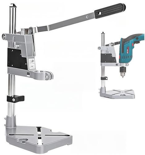 Soporte Multifunción para Taladro Columna Vertical, Guia Taladro - Diámetro de Sujeción de 43 mm para Taladrado Preciso