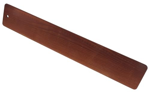 Generico Tagliere in Legno Rettangolare per Trasferire Impasto e Baguette, Vassoio da Portata Versatile in Legno Color Caffè per Cottura e Servizio Alimenti