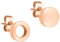 LIEBESKIND BERLIN TIME & JEWEL Damen-Ohrstecker Edelstahl LJ-0303-E-07, roségold