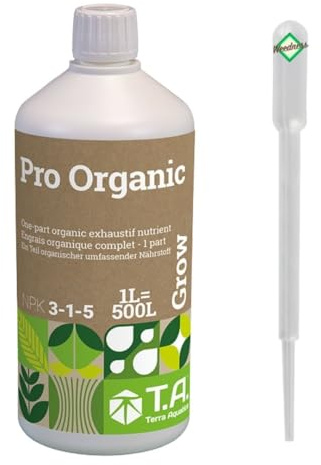 Weedness T.A. Pro Organic Grow 1 L – Ekologisk växtnäring