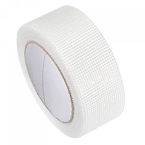 sourcing map Fugenband Trockenbau Selbstklebend Glasfaserkunststoff 1.8x82ft Pflaster 2mm Netz