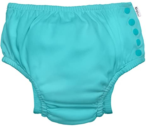 green sprouts - Eco snap Swim Diaper with Gussets - Aqua - 24mo (18-24m)