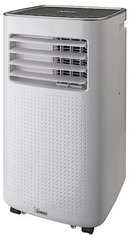 Bimar Condizionatore Portatile con Wifi, Timer, Telecomando, Base con Ruote e Valvola Drenaggio Acqua (24 Litri No wifi)