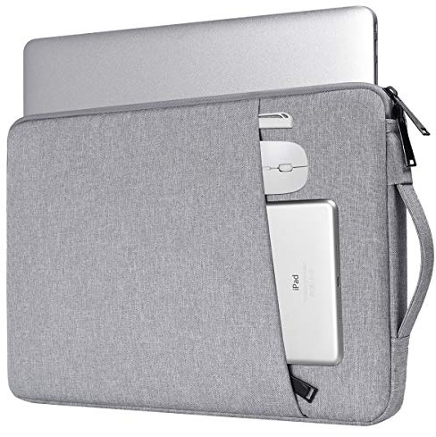 17.3 Inch Laptop Case Bag for HP 17.3 / Envy 17 17t/ Pavilion 17, Acer Nitro 5, Lenovo IdeaPad 3 17, ASUS VivoBook Pro 17 Carrying Protective Case(Light Grey)