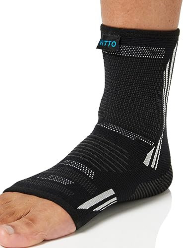 VITTO Sprunggelenkbandage, Fußbandage bei Bandschäden, Schwachen Gelenken, Verstauchtem Gelenks und Arthritis (Hulle, M)