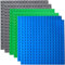 Große Bauplatte 25.5 * 25.5cm, Grundplatte für DUPLO Sets, Konstruktion, Grüne Blaue Graue Grundplatte(6 Stück)