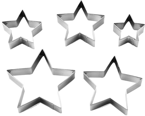 Set Di Taglierina Biscotto Stella, Torte In Acciaio Inossidabile, Biscotto