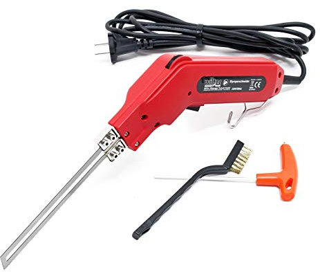 Wiltec Styroporschneider 150W, schnelles Aufheizen inkl. 150mm Klinge, für Styropor, Styrodur & Polystrol-Hartschaum Heißdrahtschneider bis 600°C