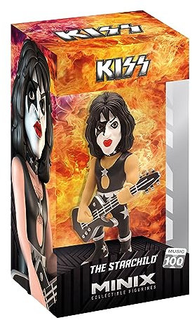MINIX Collectible Figurines, KISS - The Starchild, 12 cm Sammelfigur, Ab 17+ Jahren, Deutsch