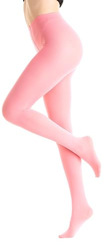 Gi&Gi Medias Panty Opacas para Mujer, 50 Denier, Microfibra Suave, Cintura Cómoda, Colores Variados (FR/ES, Letras, S, M, Regular, Regular, rosa coral)