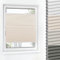 Jalousiescout Wabenplissee ohne Bohren Verdunklung—Thermo plissee Klemmfix Zweifarbig 80x140cm Creme-Weiß, Sonnen-, Sicht- & Hitzeschutz Jalousie verdunklung für Fenster & Tür