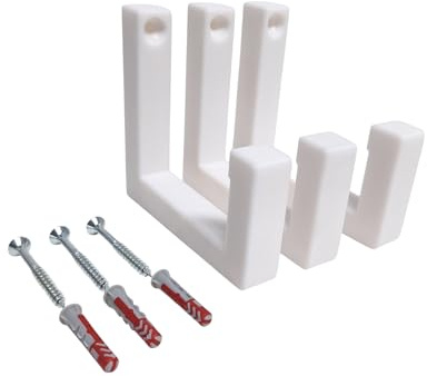 Wall Mount Suitable for FritzBox 6690 Cable 6590 6591 Suitable for AVM FritzBox Cable - Three Holders Including Mounting Material (Vertical)