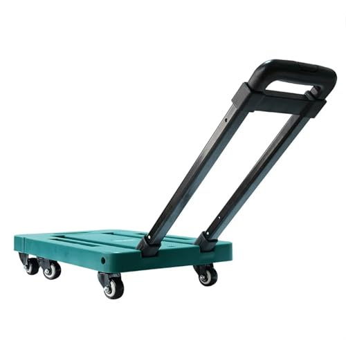 Carrello a mano pieghevole resistente – Carrello portatile per campeggio, bagagli e uso domestico – Design compatto per una facile conservazione e trasporto
