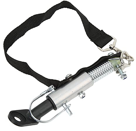 Gucagle Gancio per rimorchio per bicicletta Installazione senza attrezzi Attacco per rimorchio per bicicletta in metallo facilmente allungabile per biciclette elettriche Mountain bike