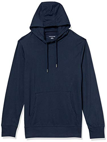 Amazon Essentials Men's Lätt tröja i jersey, Marinblått Xsp, M