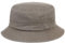 Stetson Organic Cotton Hut mit UV-Schutz Damen/Herren - aus 100% Bio-Baumwolle - Knitterfrei knautschbar - Nachhaltig - Bucket Hat unifarben - Packable Anglerhut - Frühjahr/Sommer Taupe M (56-57 cm)