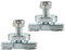 Schraubfitting Airlineschiene Endbeschlag für Zurrschiene Fitting 8x23 2er Set