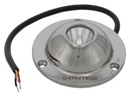 wellenshop 12/24 Volt Unterwasserlicht weiß & blau, wasserdichte Beleuchtung für Außen, für Boote, Teiche, Pool & Camper