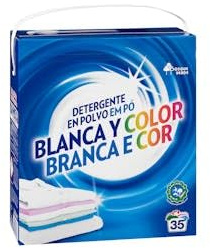 Detergente ropa blanca y de color Bosque Verde en polvo Caja 35 lavados (2,28 kg) Pack 2