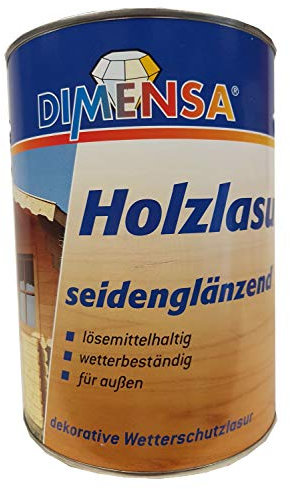 Dimensa Holzlasur für aussen seidenglänzend Farbwahl 5 Liter, Farbe:Kiefer