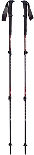 BLACK DIAMOND Women's Trail Trekking Poles (Pair) | Lightweight Aluminum Hiking Poles | FlickLock Adjustable Shafts | All-Season Stability & Comfort | Cherrywood