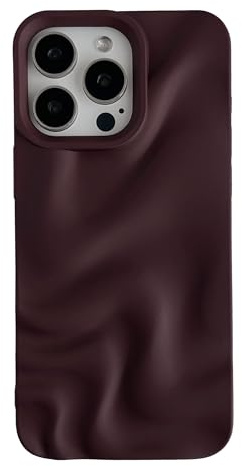 Caseative for iPhone 15 Pro Max Case, Wine Red