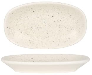 Bonna Placa de servicio - Luca Sand - Porcelana - 15x8.5 cm - juego de 4