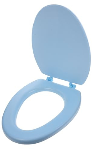 LOORGVEL Siège de Toilette Accessoire Classique Mousse Épaissie Coussin Rembourré Stable et Facile à Nettoyer, Adapté pour Trous de 12-16cm pour Salle de Bain Vintage