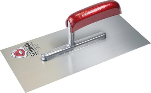 Truelle de lissage L.280mm B.130mm manche en hêtre STA,geh. p.0,7mm