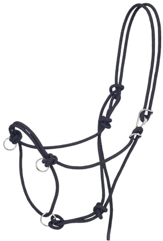 Tough 1 Rope Halter/Side Pull Combo, Black