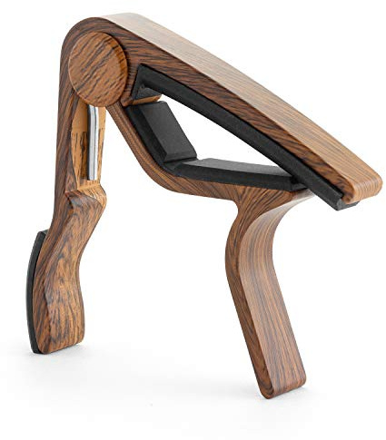 Tiger Guitar Capo - Trigger Capo - Dark Wood