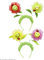 W WIDMANN MILANO Party Fashion, Blumen-Haarreifen, farbenfrohes und verspieltes Design, optimaler Komfort, vielseitig für alle Anlässe, unisex, pflegeleicht