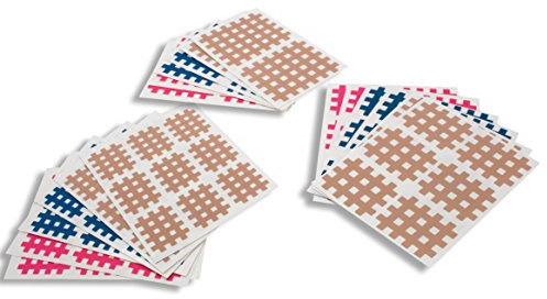 AFH Cross Tape Exklusiv | verschiedene Ausführungen (MIX-BOX | 102 Stück | Größe 1 bis 3, farbsortiert | beige, blau, pink)
