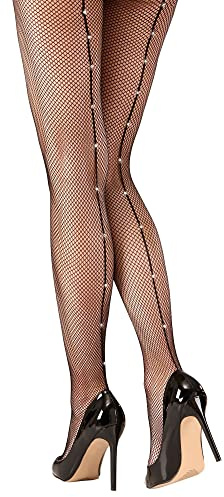 WIDMANN Collant résille noir avec strass