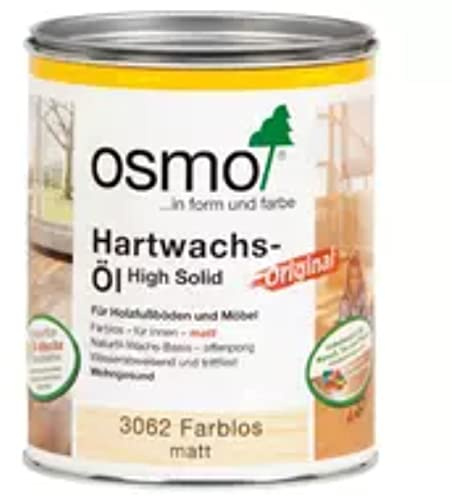 Osmo Hartwachs-Öl Original Farblos Matt 2,50 l - 10300050