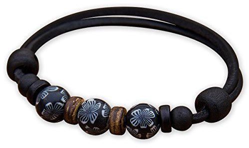 HANA LIMA Surferarmband Lederarmband Herren Damen Armband Herrenarmband Damenarmband